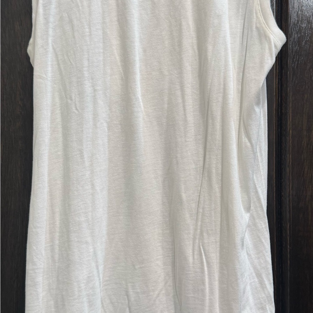 GAP White Ruffled Tank Top - Picture 4 of 4